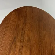 Danish teak dining table round vintage mid-century design VV Mobler