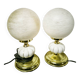 Duo of art deco table lamps