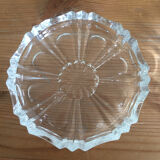 Lot de deux cendriers en verre cristal