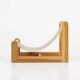 Sling chair in pine, canvas and sheepskin, 1970s