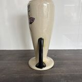Art Deco Vase AMC Wasmuël - Crackled Ceramic