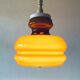 Suspension en opaline caramel