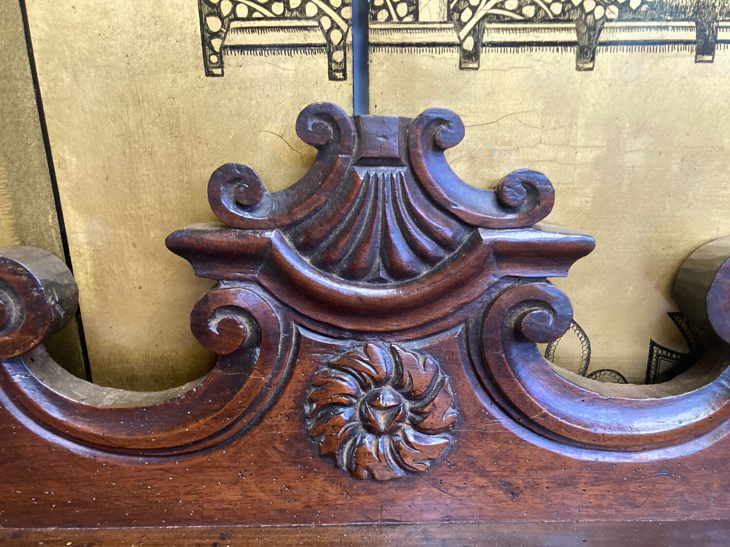 Mirror Louis XIII period, seventeenth