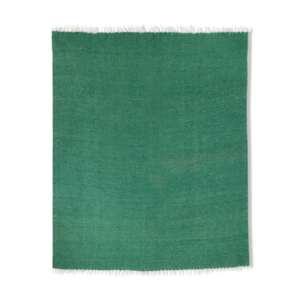 Green wool cover 226 x 200 cm