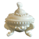 Vintage Opaline Glass Candy Box - France BOISSONS