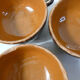 Set of 3 alsatian bowls in glazed terracotta