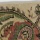 Tapis floral anatolien fait main