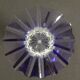 Vase en cristal taillé