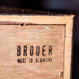 Buffet or small Scandinavian sideboard in rosewood by Erik Brouer 1960.