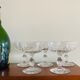 5 crystal champagne glasses