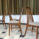 Set of 4 dining room chairs model "Eva" by Niels Koefoed for Koefod Møbelfabrik, Denmark 1960s