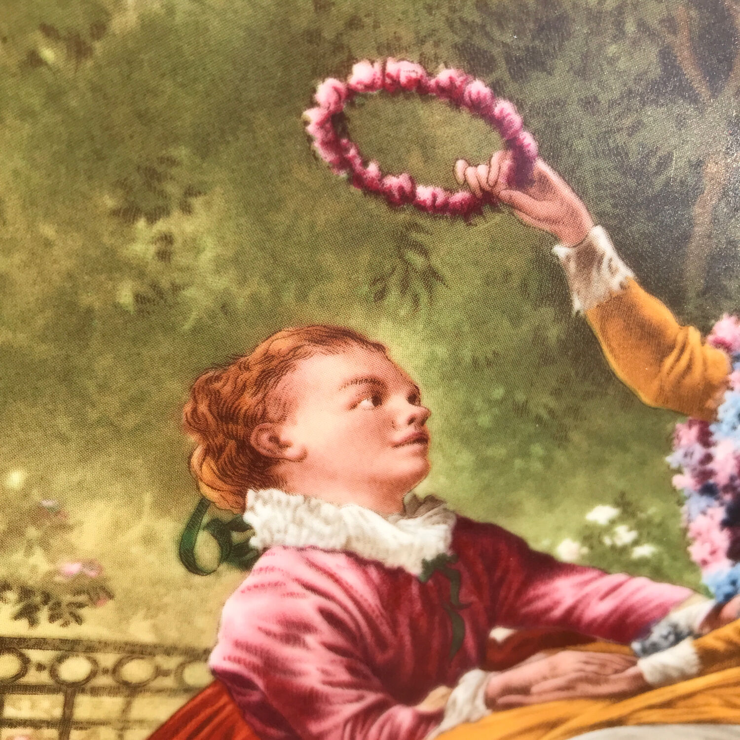 Fragonard porcelain plate Limoges