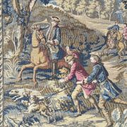 Tapisserie Murale , Scène De Chasse à Courre , XXe Siècle