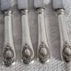 12 antique knives - Silversmith A Frenais Paris - 6 large & 6 small