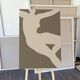 Ensemble de peintures abstraites sur toile, 70x100cm