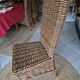 Wood and rattan chair