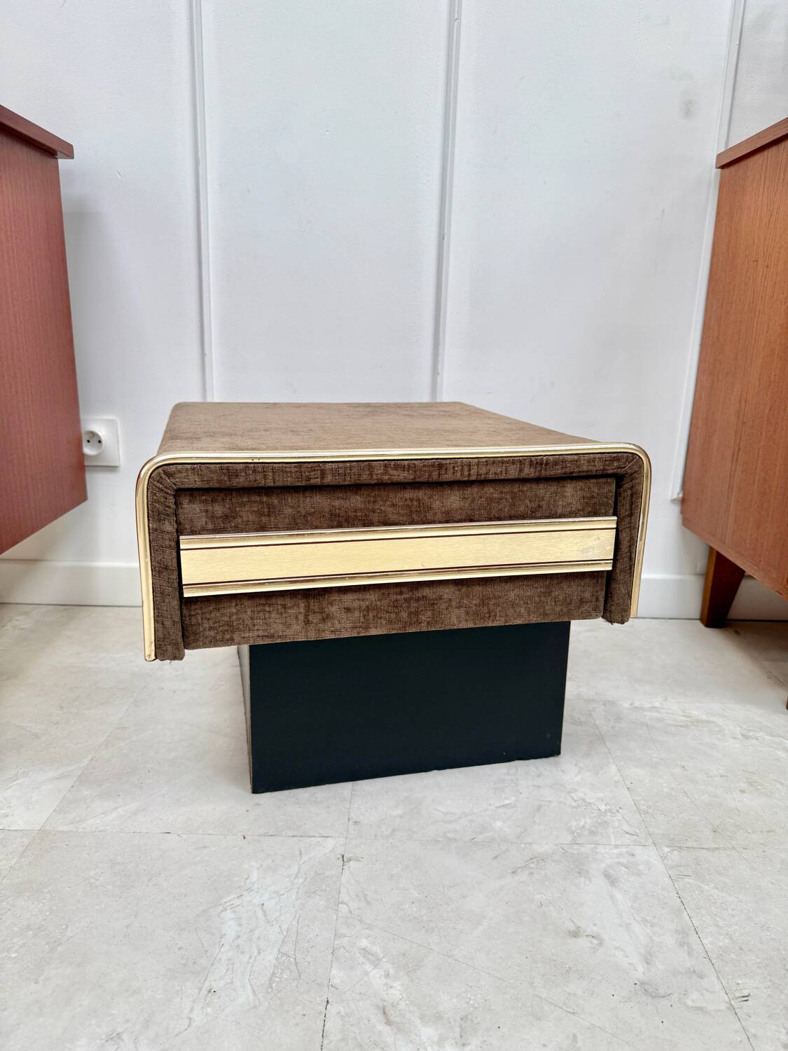 Table de chevet années 70