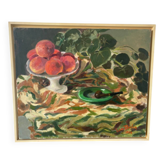 Still life signed Lou Dolin