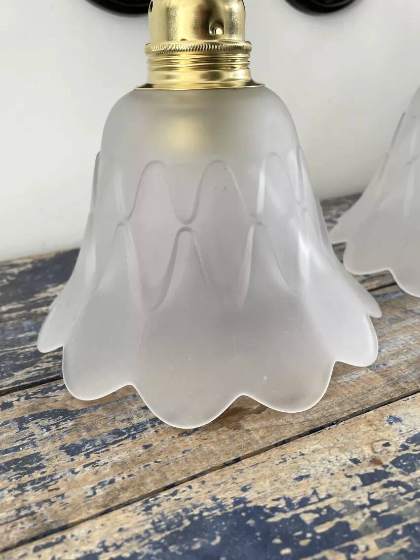 Set of two Art Deco wall lights