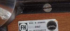 Scandinavian teak table 6 seats Arne Jacobsen