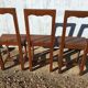 3 chaises lorraine + banc