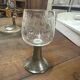 6 silver-plated glasses