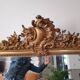 Miroir trumeau doré ancien biseauté 150x99cm