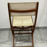 Set of 4 folding garden chairs