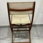 Set of 4 folding garden chairs