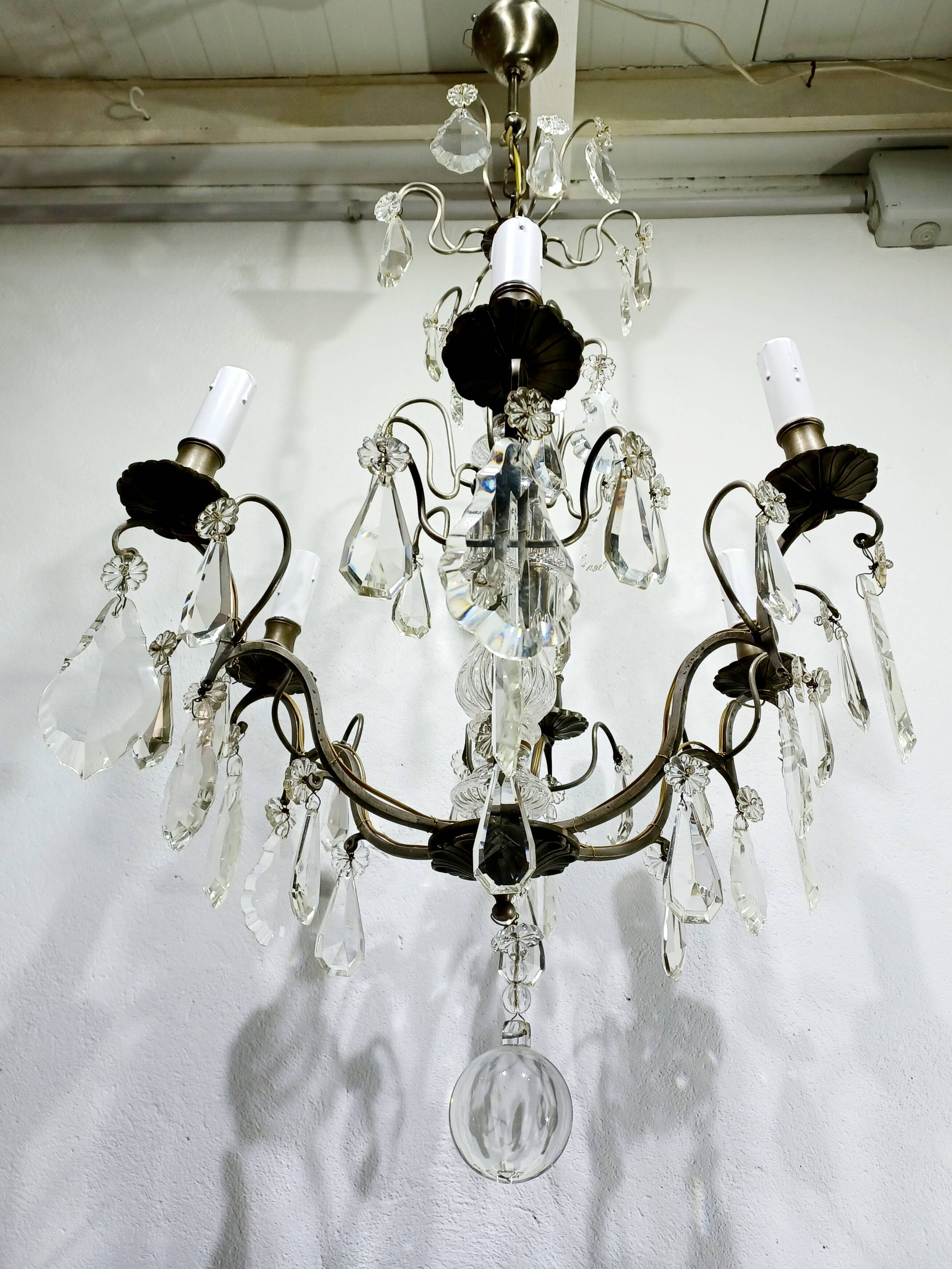 6 Light Crystal Chandelier
