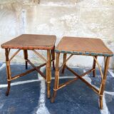 Vintage wicker tables two