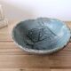 Vintage Raku ceramic bowl, handmade, signed, Japanese craftsmanship.