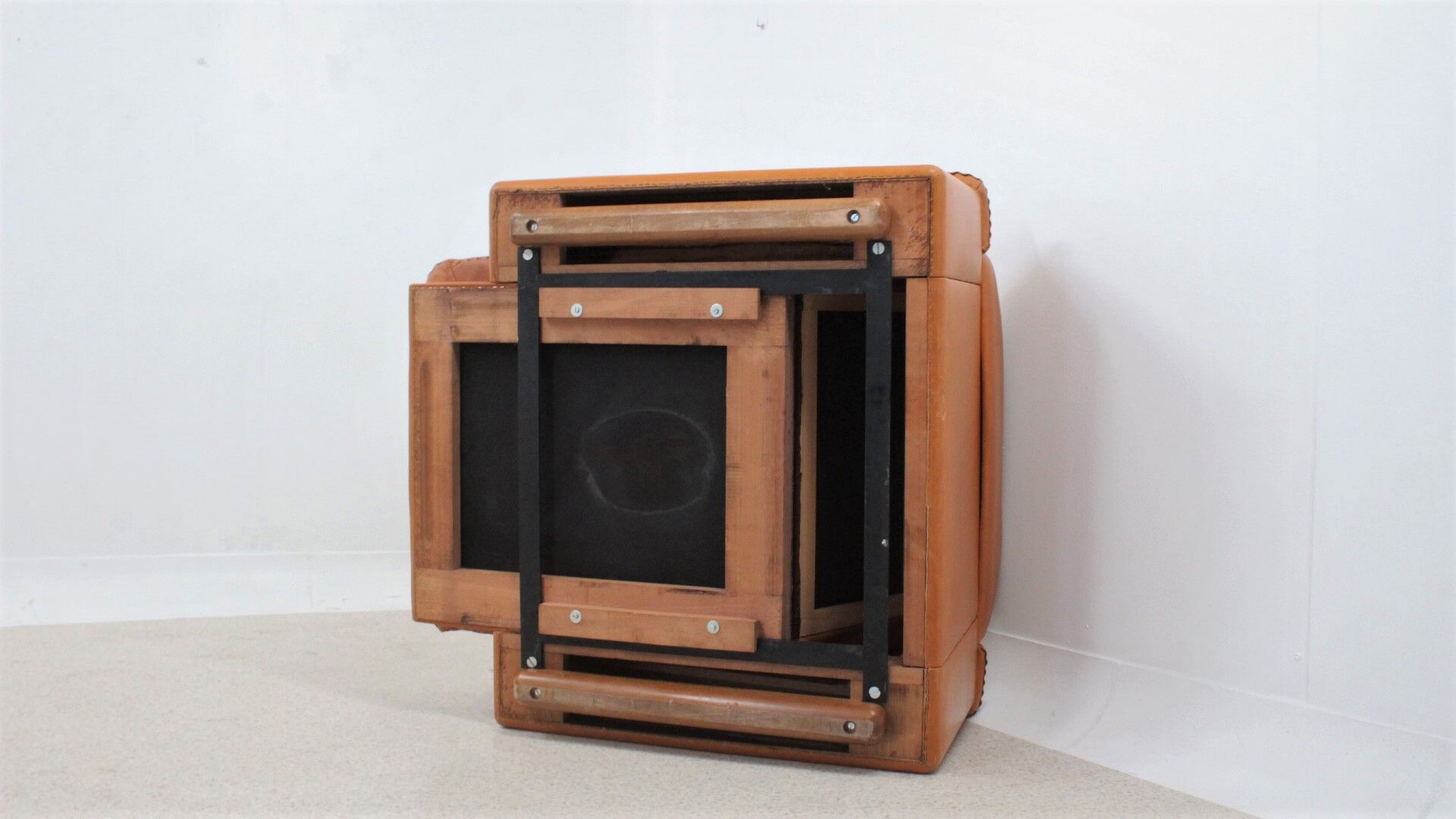 De Sede "DS 101" leather armchairs 1970s