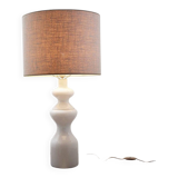 20th-century white opaline glass table lamp