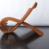 Τhe wood chair by Marc Newson, produced by Cappelini, Italy 1988.