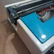 Blue Underwood 315 typewriter