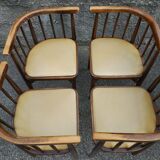 Table and chairs Thonet years 60