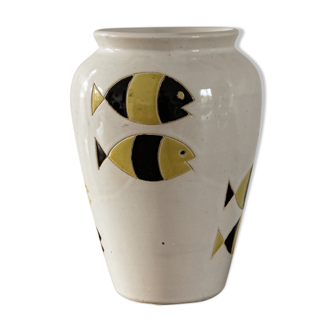 Vintage fish vase