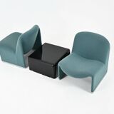 Chairs + Alky table by Giancarlo Piretti for Anonima Castelli, 1970s