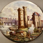 Plat En Faïence Creil Et Montereau