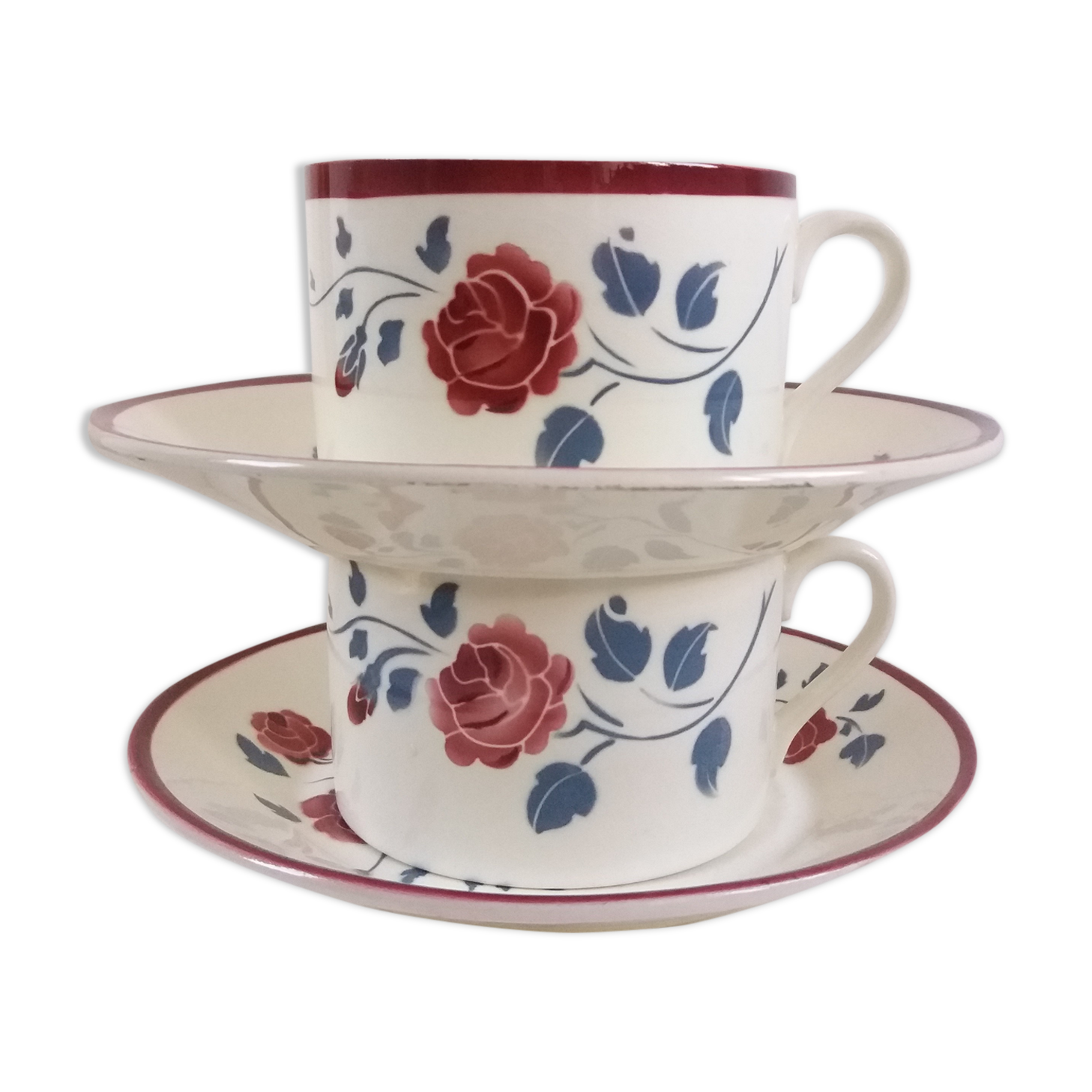 Pair of breakfast cups