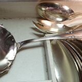 Housewife 64 pieces stainless steel and silver metal nogent