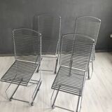Set of 4 till behrens chairs for schlubach, 1980s