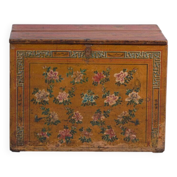 Coffre chinois avec peinture originale – Chine, vers 1900