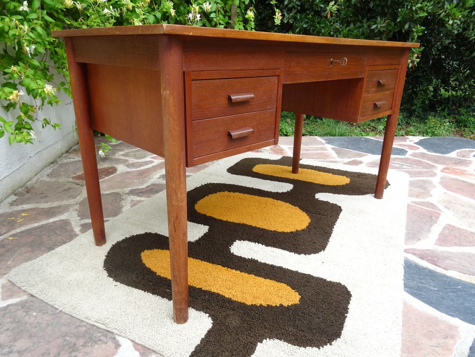 Scandinavian teak desk