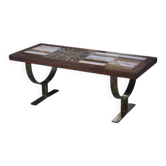 Table basse céramique et sapin 1960’s