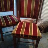 4 Louis XIII sheepbone chairs