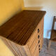 Commode en rotin, années 60