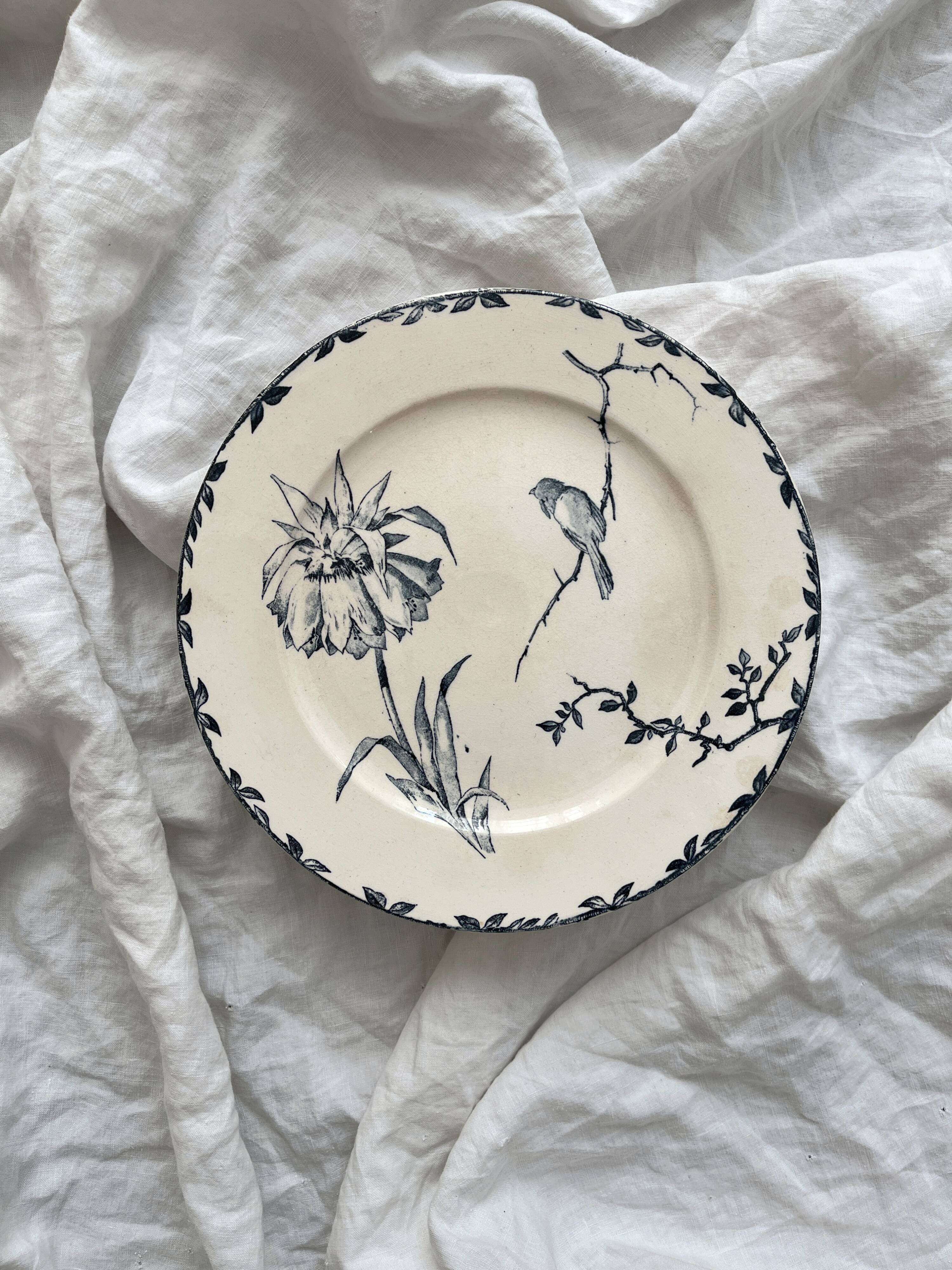 Low ironstone fruit bowl "Oxford" Choisy le Roi