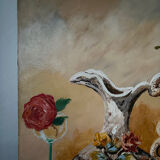 "Vase and Flowers" oil on canvas signed William Joël 1982